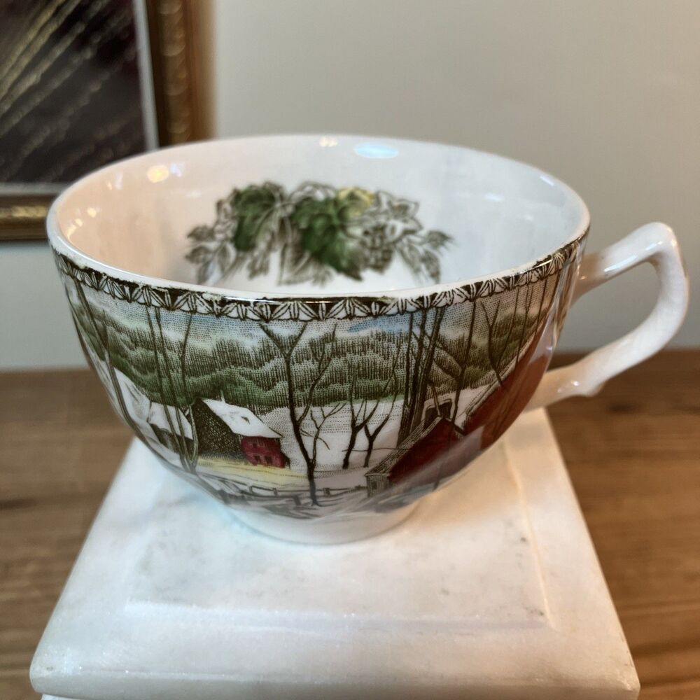 The Friendly Village The Ice House Johnson Bros Teacup England